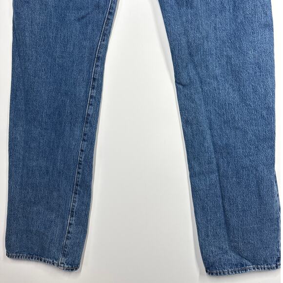 Levi’s 501 Men's Button Fly Straight Leg Denim Jeans Medium Wash 34x36 - Picture 7 of 10